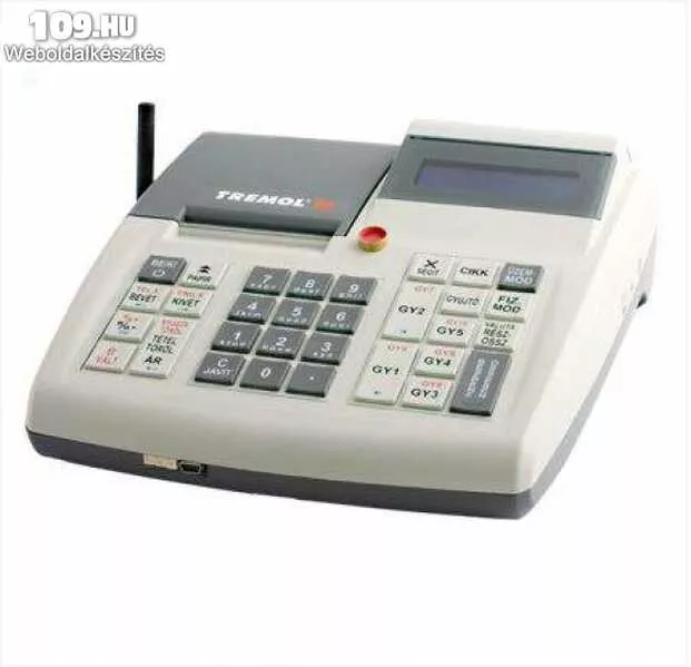 Online pénztárgép TREMOL-M + AJÁNDÉK fiók és thermo papír